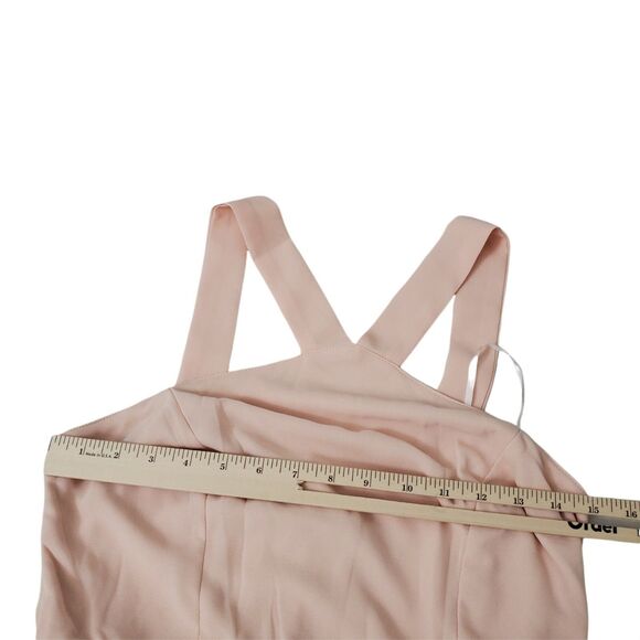 Lulu's Pink Halter Maxi Dress for Weddings - Picture 11 of 13